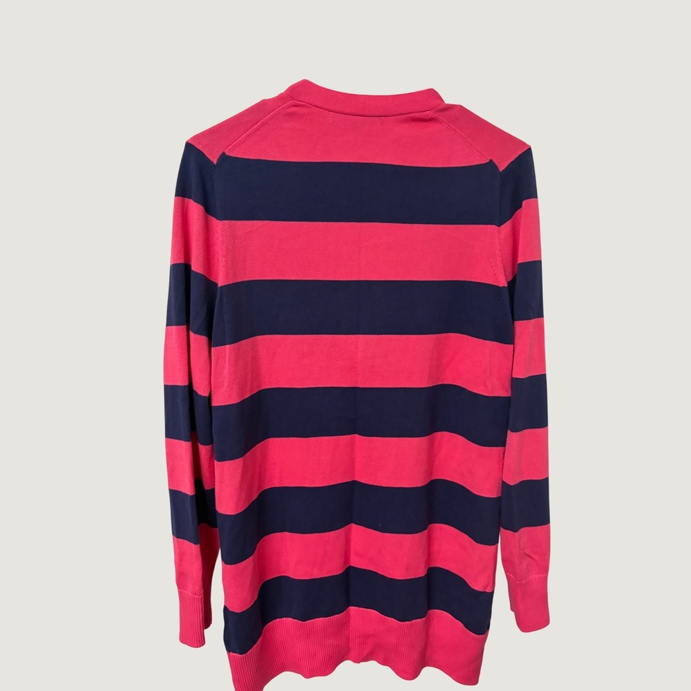 Brooks Brothers 346 Y2K Retro 90s Bold Striped Cardigan Preppy Classic Timeless - Picture 2 of 7